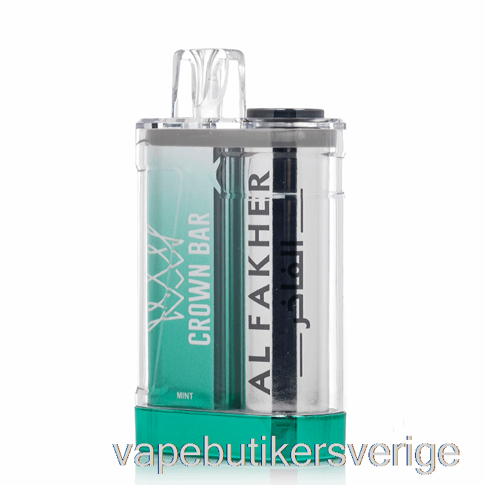 Vape Sverige Al Fakher Crown Bar Crystal 9000 Disponibel Mint